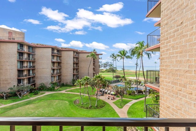 938 S Kihei Rd Unit 403, Kihei, HI 96753 - exterior space with a water view
