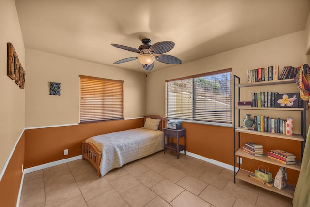 1363 Owaka St, Wailuku, HI 96793 - bedroom featuring a ceiling fan and light tile patterned flooring