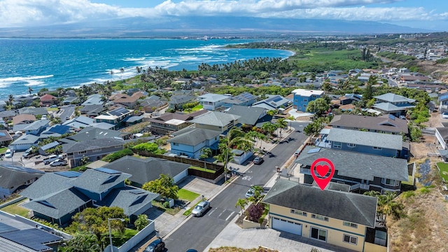 1363 Owaka St, Wailuku, HI 96793 - aerial view of residential area with a nearby body of water