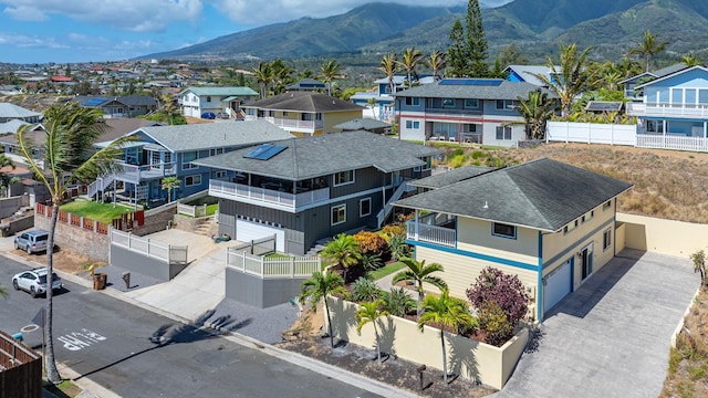 1363 Owaka St, Wailuku, HI 96793 - aerial view of residential area featuring a mountainous background