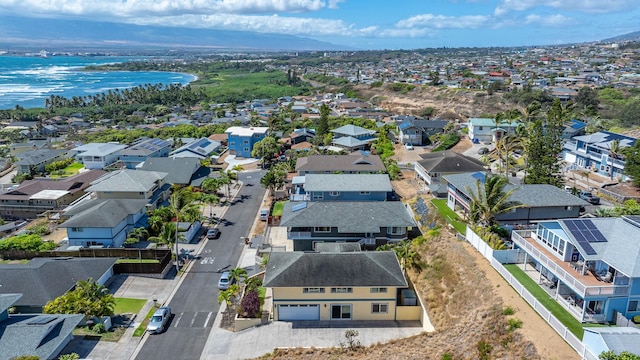 1363 Owaka St, Wailuku, HI 96793 - aerial perspective of suburban area with a large body of water