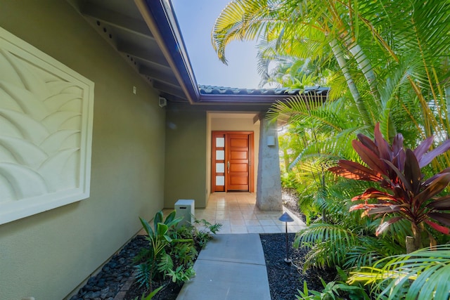 view of entrance to property