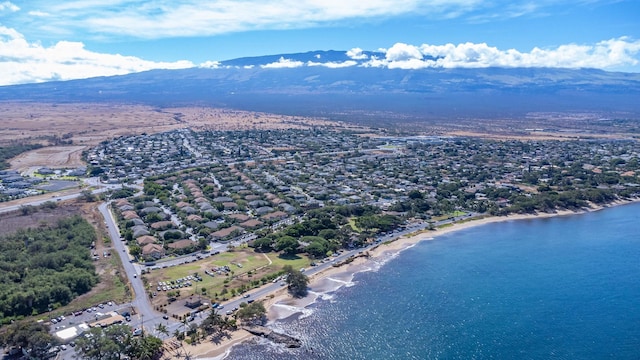 140 Uwapo Rd Unit 41-203, Kihei, HI 96753 - aerial view of property and surrounding area with a water and mountain view