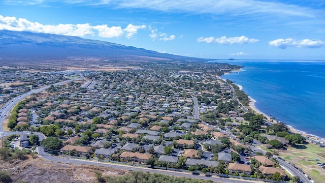 140 Uwapo Rd Unit 41-203, Kihei, HI 96753 - aerial view of residential area featuring a water and mountain view
