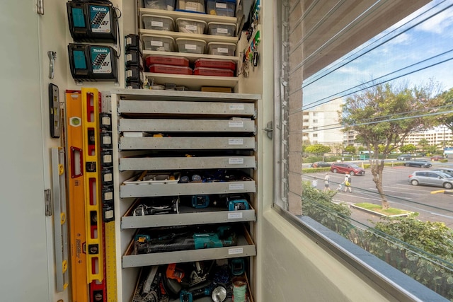 view of utility room