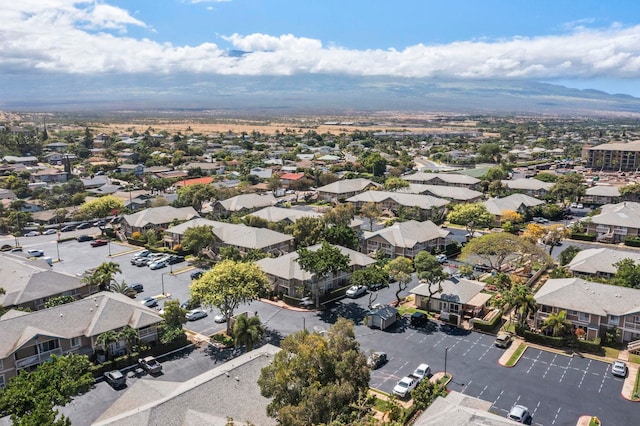 480 Kenolio Rd Unit 13-101, Kihei, HI 96753 - aerial view of property and surrounding area with nearby suburban area and mountains