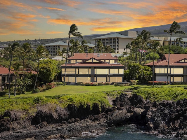 4000 Wailea Alanui Dr Unit 502, Kihei, HI 96753 - view of back of property at dusk