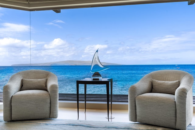 4000 Wailea Alanui Dr Unit 502, Kihei, HI 96753 - living area featuring a water view