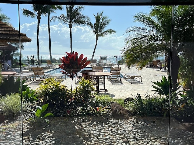 view of patio
