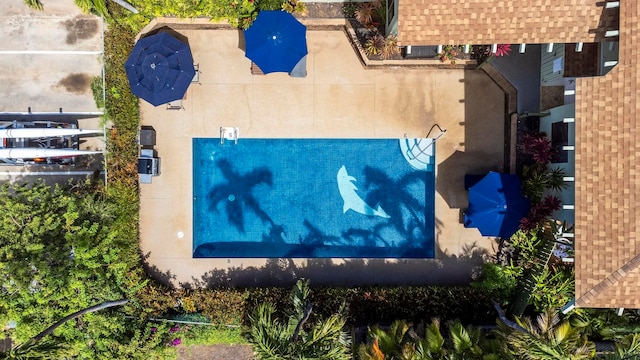 2050 Kanoe St Unit 208, Kihei, HI 96753 - drone / aerial view of a pool