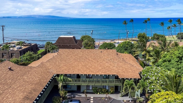 2050 Kanoe St Unit 208, Kihei, HI 96753 - aerial view of property and surrounding area with a large body of water
