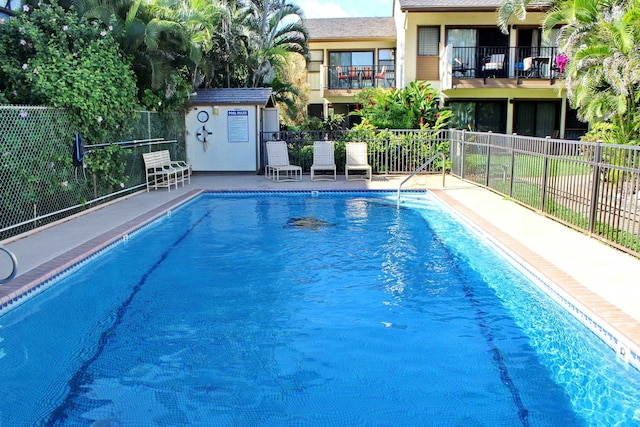 view of pool