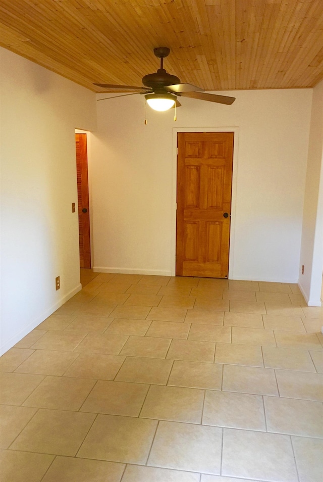 679 Kaapuni Pl, Kihei, HI 96753 - empty room with ceiling fan and wooden ceiling