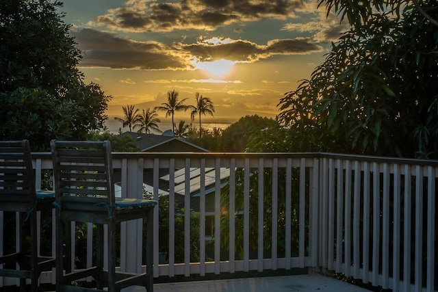 2730 Ohina St, Kihei, HI 96753 - view of balcony at dusk