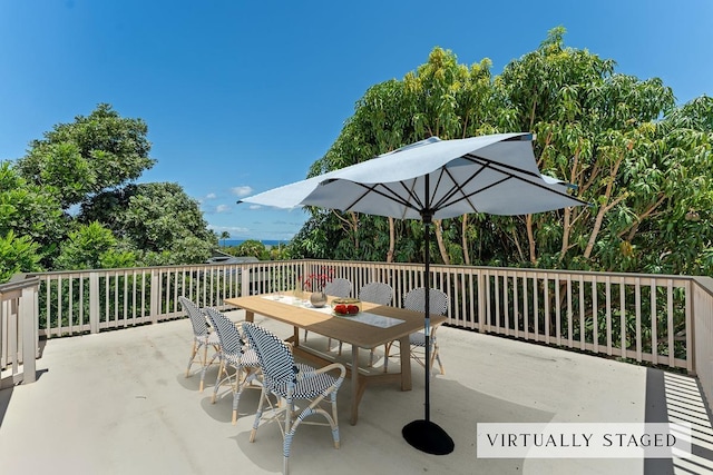 2730 Ohina St, Kihei, HI 96753 - view of patio featuring outdoor dining space