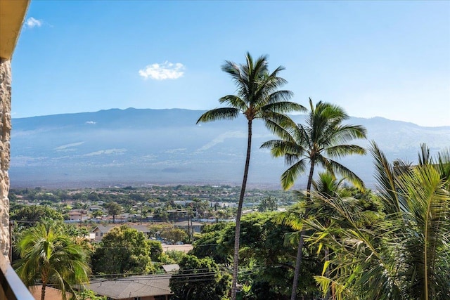 view of mountain backdrop