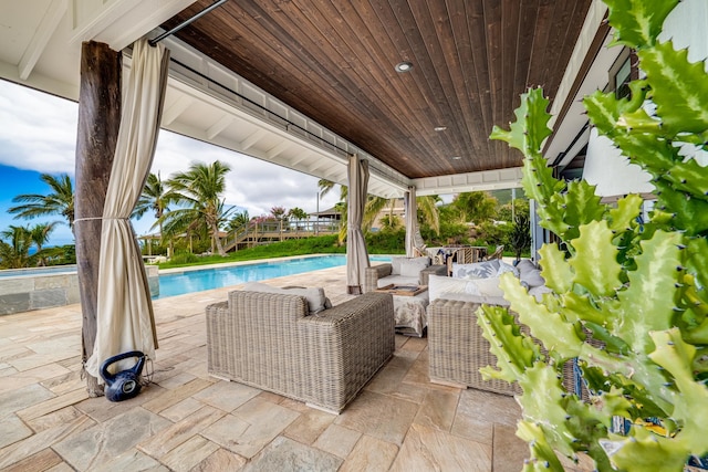 view of patio / terrace with outdoor lounge area