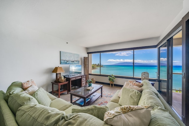 view of living room