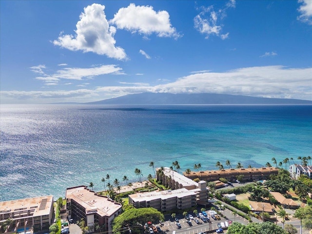 property view of water with a mountain view