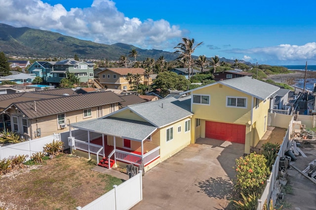 534 Kaikoo Pl, Wailuku, HI 96793 - aerial perspective of suburban area with a mountainous background