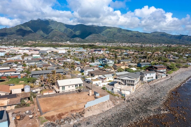 534 Kaikoo Pl, Wailuku, HI 96793 - aerial perspective of suburban area featuring a mountain backdrop