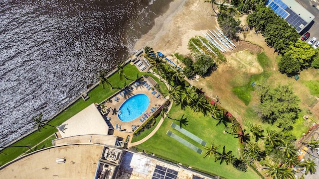 drone / aerial view
