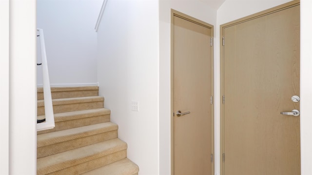view of staircase