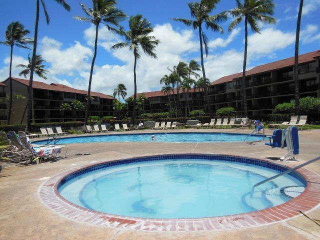 pool featuring a patio area