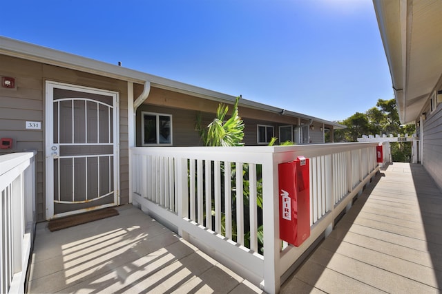 exterior space featuring a porch