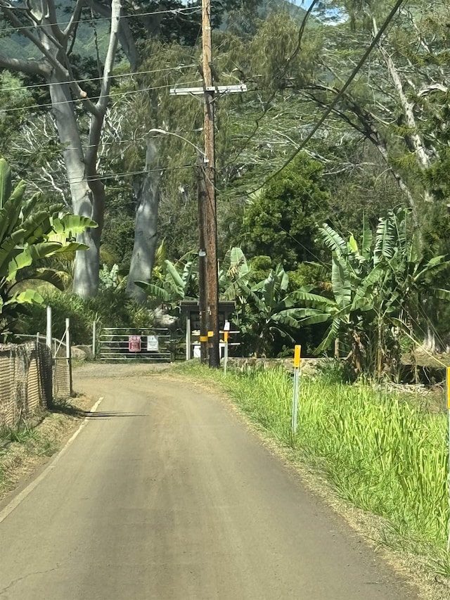 1368 Malaihi Rd, Wailuku, HI 96793 - view of asphalt street featuring street lighting