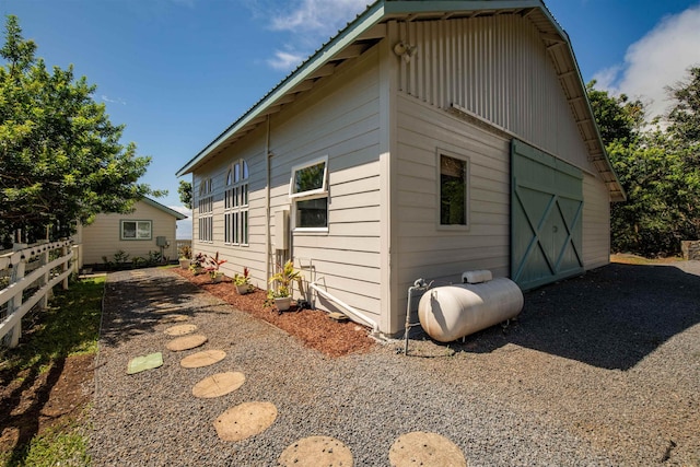 view of side of property