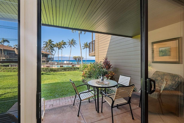 3975 Lower Honoapiilani Rd Unit 107, Lahaina, HI 96761 - view of patio