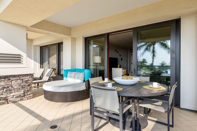 view of patio / terrace with outdoor dining space