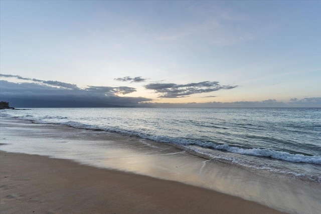 water view featuring a view of the beach