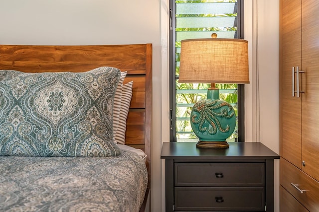 bedroom featuring a closet