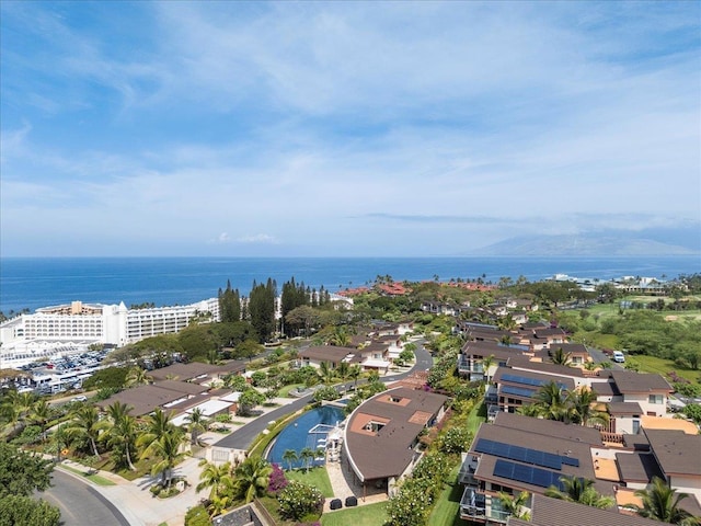 209 Holokahiki Ln Unit 103, Kihei, HI 96753 - birds eye view of property featuring a water view