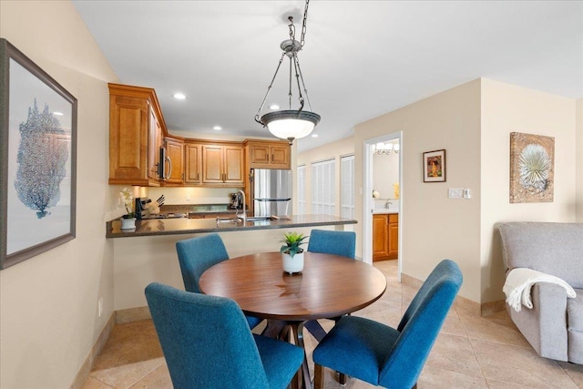 2777 S Kihei Rd Unit L-109, Kihei, HI 96753 - dining room featuring recessed lighting and light tile patterned flooring