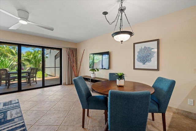 2777 S Kihei Rd Unit L-109, Kihei, HI 96753 - dining area featuring ceiling fan