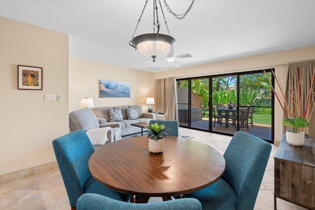2777 S Kihei Rd Unit L-109, Kihei, HI 96753 - dining area with ceiling fan