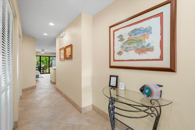 2777 S Kihei Rd Unit L-109, Kihei, HI 96753 - hallway featuring baseboards and recessed lighting
