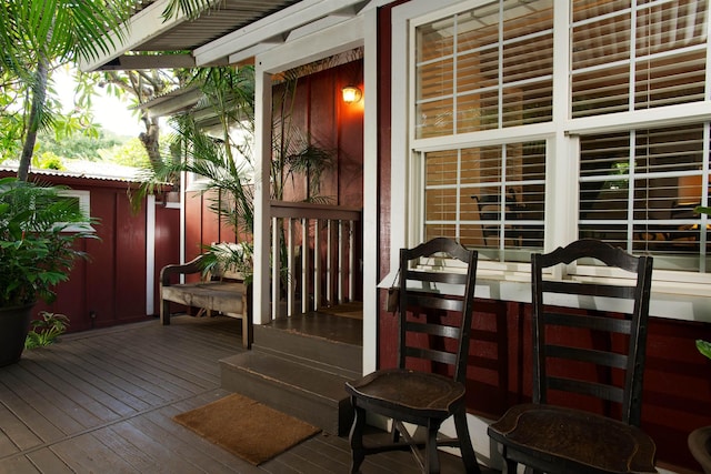 view of deck