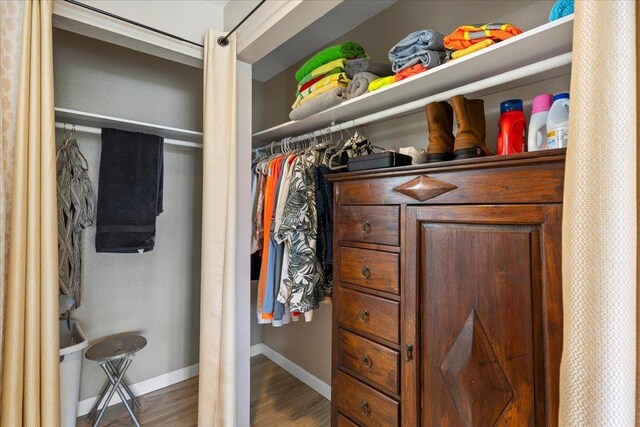 view of closet