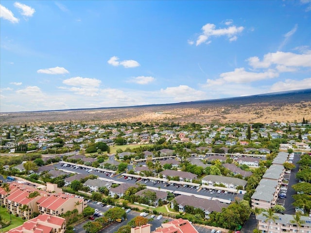 aerial view featuring a residential view