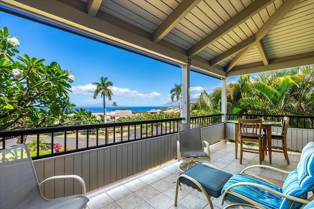 10 Wailea Ekolu Pl Unit 1008, Kihei, HI 96753 - balcony with a water view