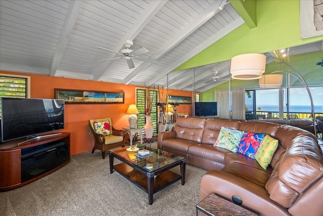 10 Wailea Ekolu Pl Unit 1008, Kihei, HI 96753 - carpeted living room with a ceiling fan
