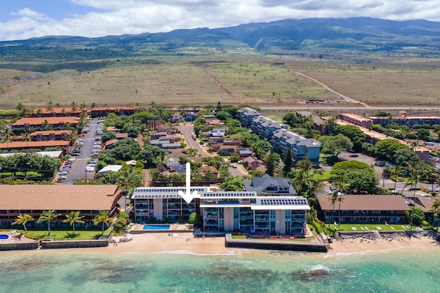 3723 Lower Honoapiilani Rd Unit 302, Lahaina, HI 96761 - aerial view of a mountain backdrop
