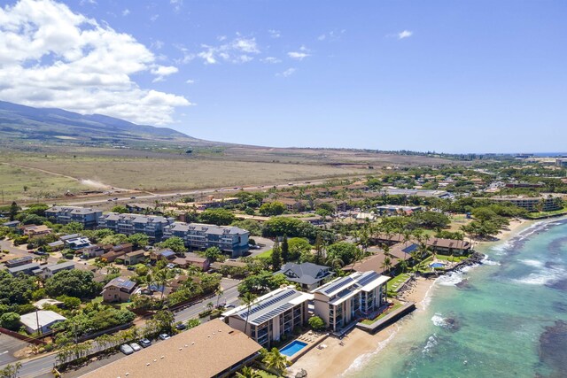 3723 Lower Honoapiilani Rd Unit 302, Lahaina, HI 96761 - drone / aerial view of a water and mountain view