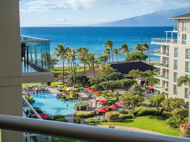 130 Kai Malina Pkwy Unit 719, Lahaina, HI 96761 - water view featuring mountains