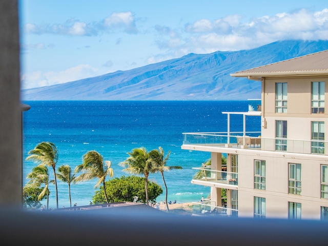 130 Kai Malina Pkwy Unit 719, Lahaina, HI 96761 - water view with a mountain backdrop