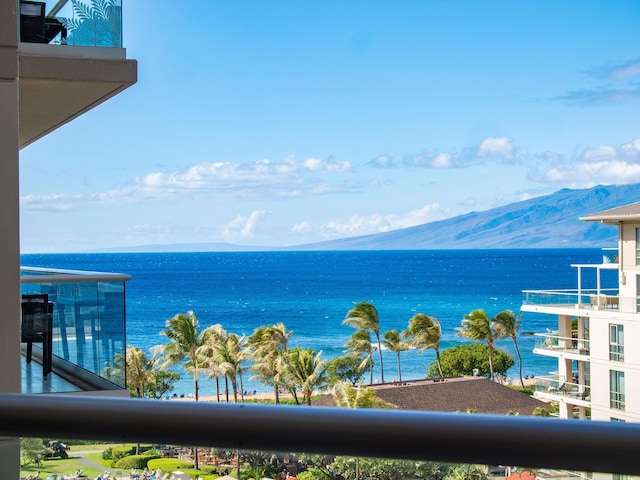 130 Kai Malina Pkwy Unit 719, Lahaina, HI 96761 - water view with mountains